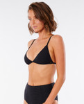 RIP CURL PREMIUM SURF FIXED TRI BIKINI TOP (EX)