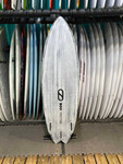 5'7 FIREWIRE GREAT WHITE TWIN VOLCANIC SURFBOARD (1232245)