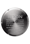 Nixon Sentry Chrono Leather - Matte Black / Gold / Black (EX)