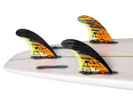 FCS II MB PC CARBON ORANGE SMALL TRI FIN (FMBS-CC03-SM-TS-R)