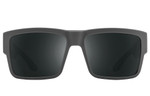 SPY CYRUS SOFT MATTE DARK GRAY - HD PLUS GRAY GREEN POLAR WITH BLACK SPECTRA MIRROR(EX)