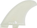 FCS II PERFORMER TWIN +1 PG CLEAR FINS (FPER-PC03-MD-TS-R)