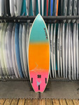 6'0 SHARPE CUSTOM USED SURFBOARD (40997)