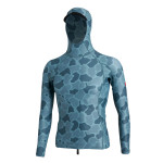 FLORENCE MARINE X LONG SLEEVE HOODED RASHGUARD (FMSS00031-WLC)