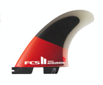 FCS II ACCELERATOR PC TRI LARGE FINS (FACC-PC04-LG-TS-R)