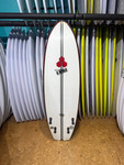 5'7 CHANNEL ISLANDS BOBBY QUAD USED SURFBOARD (718769)