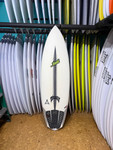 5'9 LOST CARBON WRAP ROCKET REDUX USED SURFBOARD (110750)