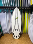 5'9 LOST CARBON WRAP ROCKET REDUX USED SURFBOARD (110750)