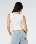 RIPCURL TOPANGA CANYON SHIRRED TANK (0O1WTE-1000)
