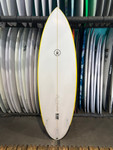6'3 ALLEN WHITE TWIN PIN USED SURFBOARD (6138926)