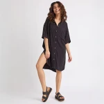 REEF OLLIE JACQUARD SHIRT DRESS (3FWWD0785)