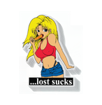 ...LOST SUCKS STICKER 4.5" (LS1002)