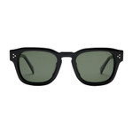 I-SEA CAMDEN SUNGLASSES - BLACK / GREEN (614998132010)