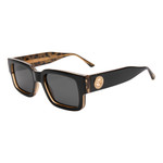 I-SEA COLE HOUSHMAND SUNGLASSES - BLACK LEOPARD / SMOKE (601570856617)