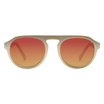 I-SEA IVAN FLORENCE SUNGLASSES - GOLD / FIRE MIRROR (601570859830)