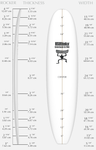 US BLANKS 8'4" SP BLUE BLANK (U84SPB)