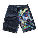 STEKO PAINTSKULL BOARDSHORT (M100APAI)