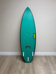 5'9.5 LOST BLACKSHEEP SUB DRIVER 3.0 SWALLOW USED SURFBOARD (293056)