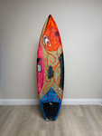 5'10 LOST LIGHTSPEED II SUB DRIVER 3.0 SWALLOW USED SURFBOARD (118725)
