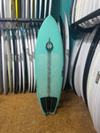 5'8 CANNIBAL FISH USED SURFBOARD (17574)