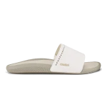 OLUKAI ULELE SLIDE WOMEN'S SANDAL - BRIGHT WHITE/TAPA (20561-WB20)