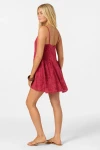 O'NEILL DARCY ARIA DOODLE WOMEN'S MINI DRESS - RASPBERRY (FA2641618)