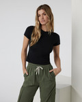 VUORI FEATHER BABY TEE WOMEN'S SHORT SLEEVE TOP (VW1168)