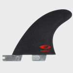 FCS II SHARPEYE PC LARGE QUAD REAR FIN SET (FSEL-PC02-LG-RS-R)
