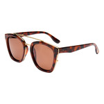 I-SEA CHLOE TORT/BROWN SUNGLASSES