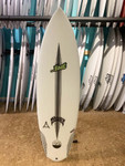 5'8 LOST ROCKET REDUX CARBON WRAP SURFBOARD (19769)