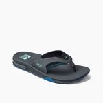 REEF FANNING MEN'S BOTTLE OPENER FLIP FLOP - GUNMETAL/OCEAN (CJ2911)
