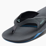 REEF FANNING MEN'S BOTTLE OPENER FLIP FLOP - GUNMETAL/OCEAN (CJ2911)