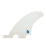 FCS II PERFORMER TWIN+1 PG FIN SET S-M WHITE