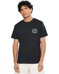 RVCA HEX FILIGRE SHORT SLEEVE TEE BLACK - Black