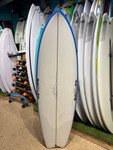 5'7 Lost Micks Tape Goofy Surfboard - Poly, 33L
