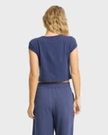 Billabong Women's Daily Tee Short Sleeve Knit Top