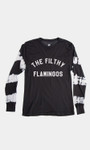 DUVIN THE FILTHY FLAMINGOS LS TEE BLACK (DLS11010BLK)