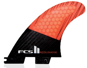 FCS II ACCELERATOR PC CARBON TRI SMALL FINS (SMALL) FCS II ACCELERATOR PC CARBON TRI SMALL FINS (SMALL)