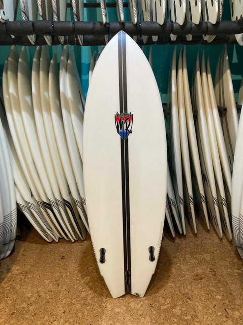5'7 LOST LIGHTSPEED MR X MB CA TWIN SURFBOARD (111017)