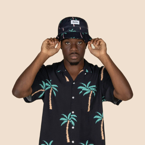 DUVIN PALMY BUCKET HAT(DHB14002BLK)