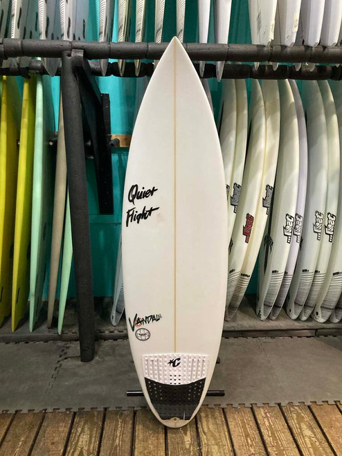 5'7 QUIET FLIGHT VANDAL USED SURFBOARD (59527)