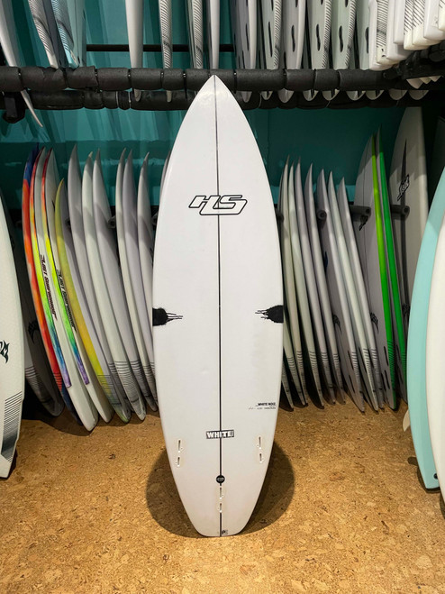 5'9 HAYDENSHAPES WHITE NOIZ USED SURFBOARD