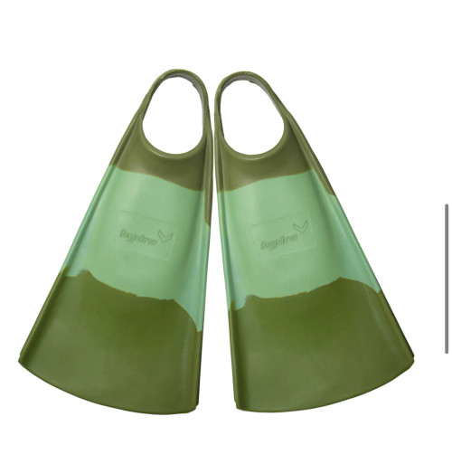 HYDRO FIN GREEN/OLIVE - MED/LARGE(HFIN-GOL-MLG)