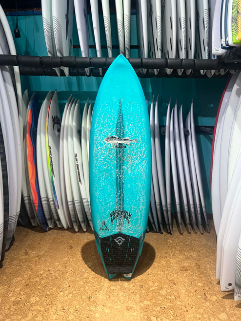 5'8 LOST CARBON WRAP MONKFISH USED SURFBOARD (171212)
