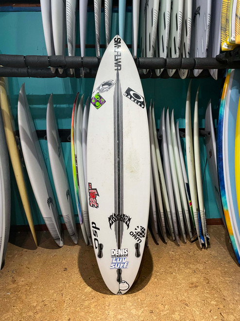 6'5 LOST PIPE GUN USED SURFBOARD (181676)