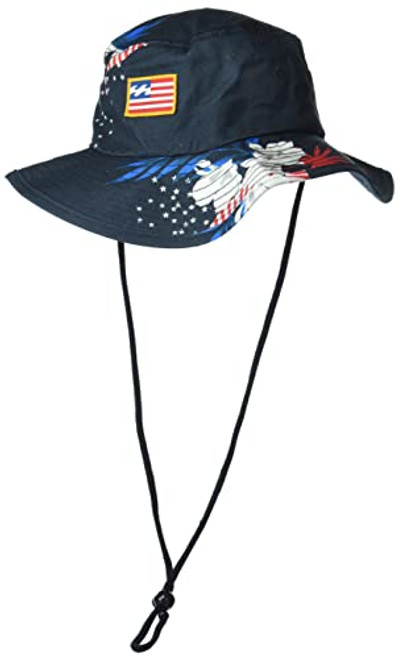 Billabong Men's Big John Safari Sun Protection Hat with Chin Strap