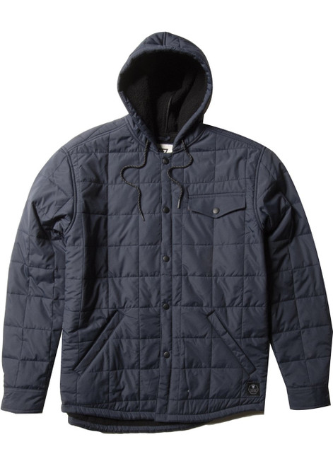 VISSLA CRONKITE II HOODED JACKET DARK NAVAL