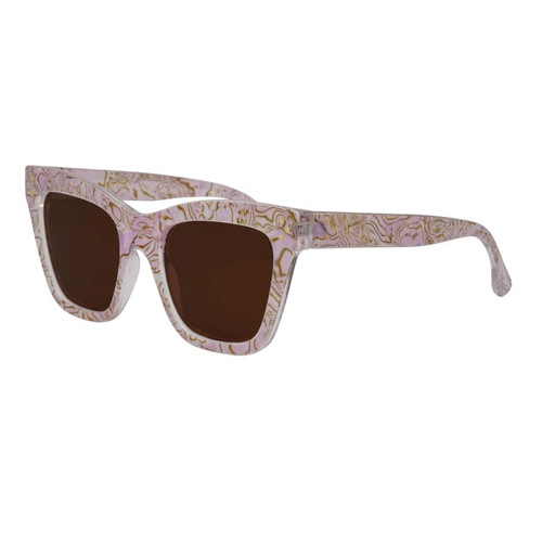 I-SEA Women's Sunglasses - Sutton (PINK PEARL/BROWN POLARIZED)