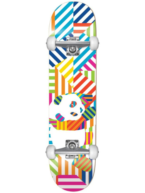 7.75 ENJOI PANDA STRIPES RESIN COMPLETE (10517684-WHITE/MULTI)
