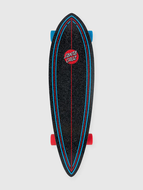 33" SANTA CRUZ SCREAMING HAND PIN TAIL CRUISER COMPLETE SKATEBOARD (STRANGER THINGS COMPLETE)